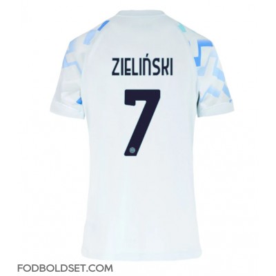 Inter Milan Piotr Zielinski #7 Udebanetrøje Dame 2025-26 Kortærmet Inter Milan Piotr Zielinski #7 Udebanetrøje Dame 2025-26 Kortærmet